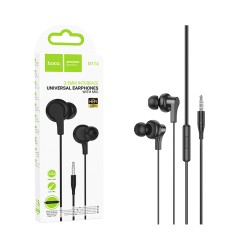 Auscultadores com Cabo Hoco M114 Jia com Microfone 3,5mm 1,2m Preto Auscultadores com Cabo Hoco M114 Jia com Microfone 3,5mm 1,2m Preto